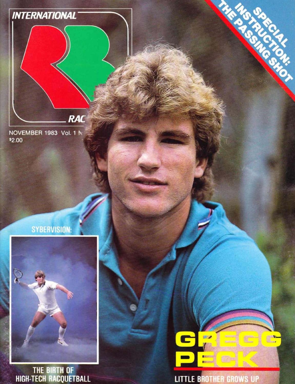 International Racquetball Nov 1983 cover, photographer unknown